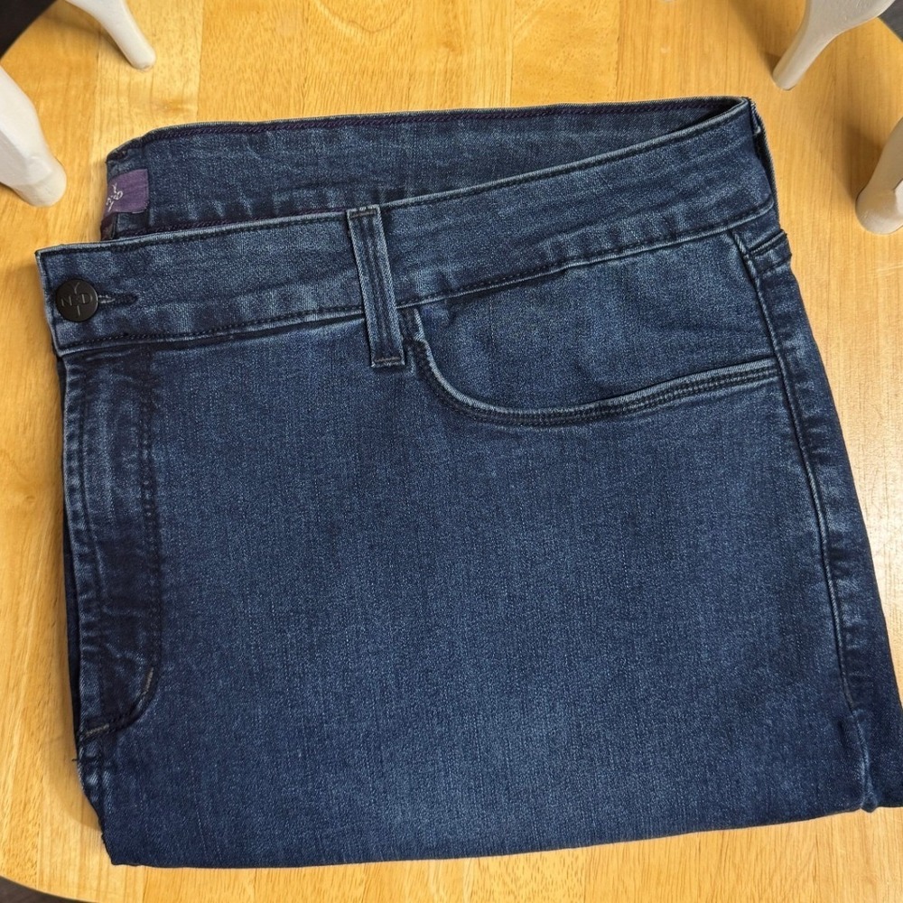 NYDJ Marilyn Ankle Jeans Dark Wash Plus Size 22W Stretch Denim High Rise Classic